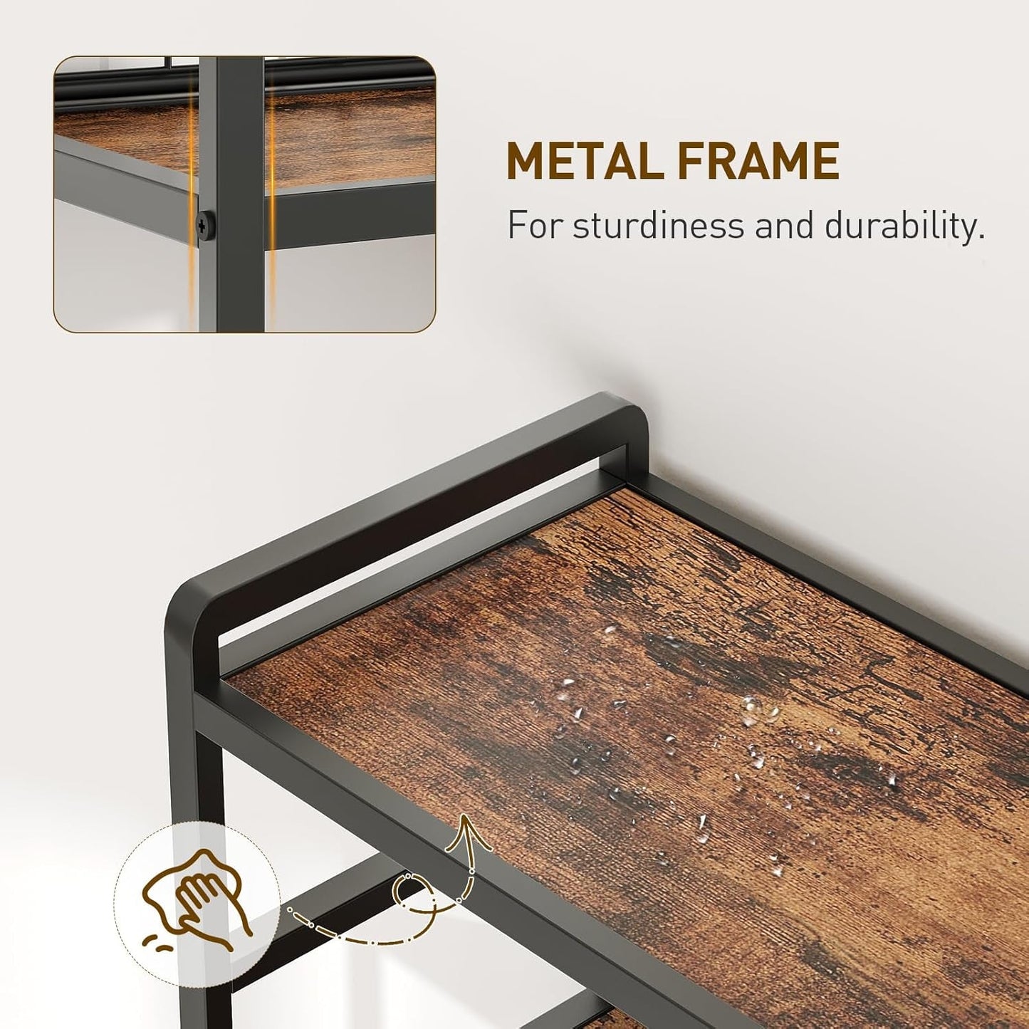 6 Tier | Industrial Bookcase