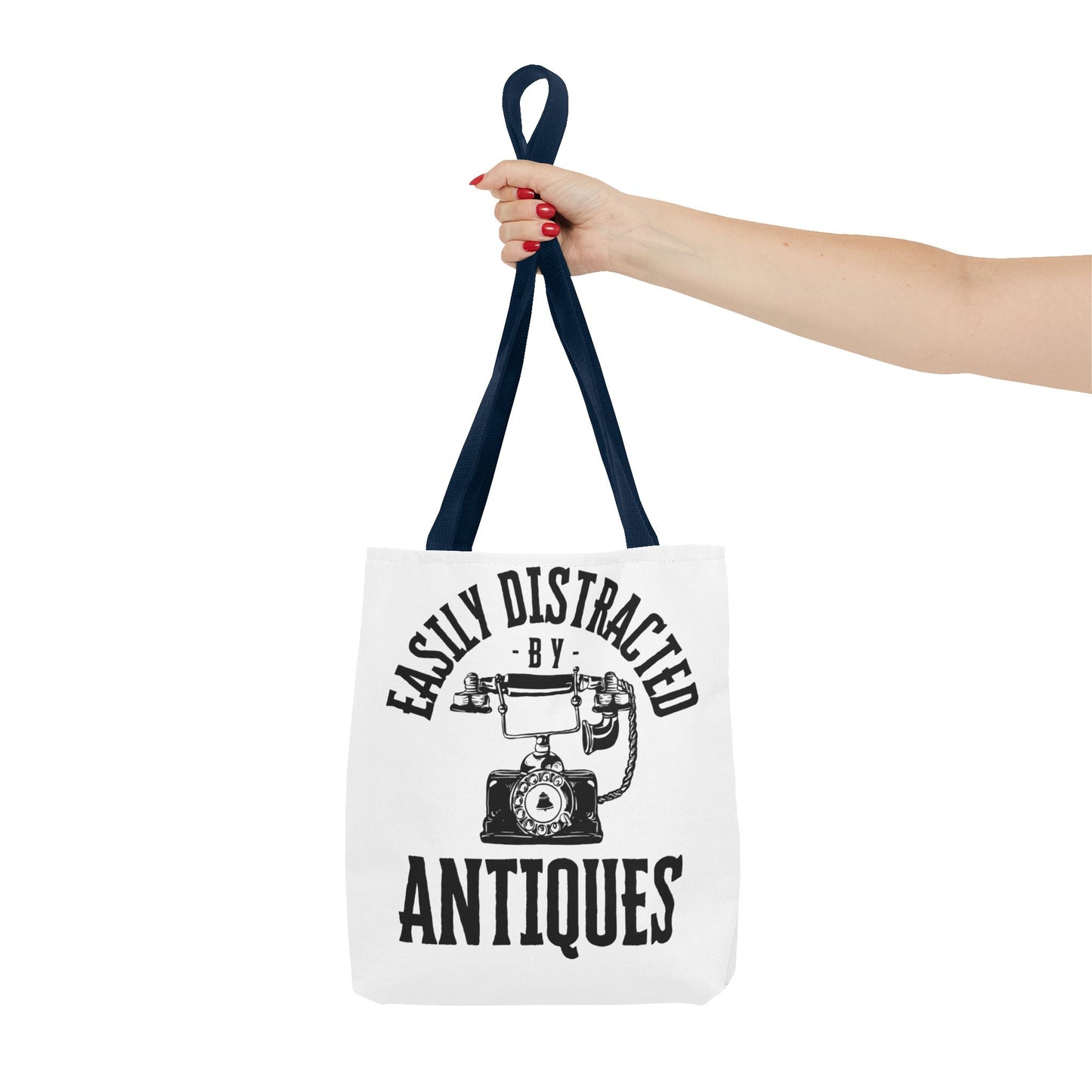 Easily Distracted by Antiques Tote Bag