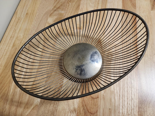 Vintage Silverplated Decorative Oval Bowl