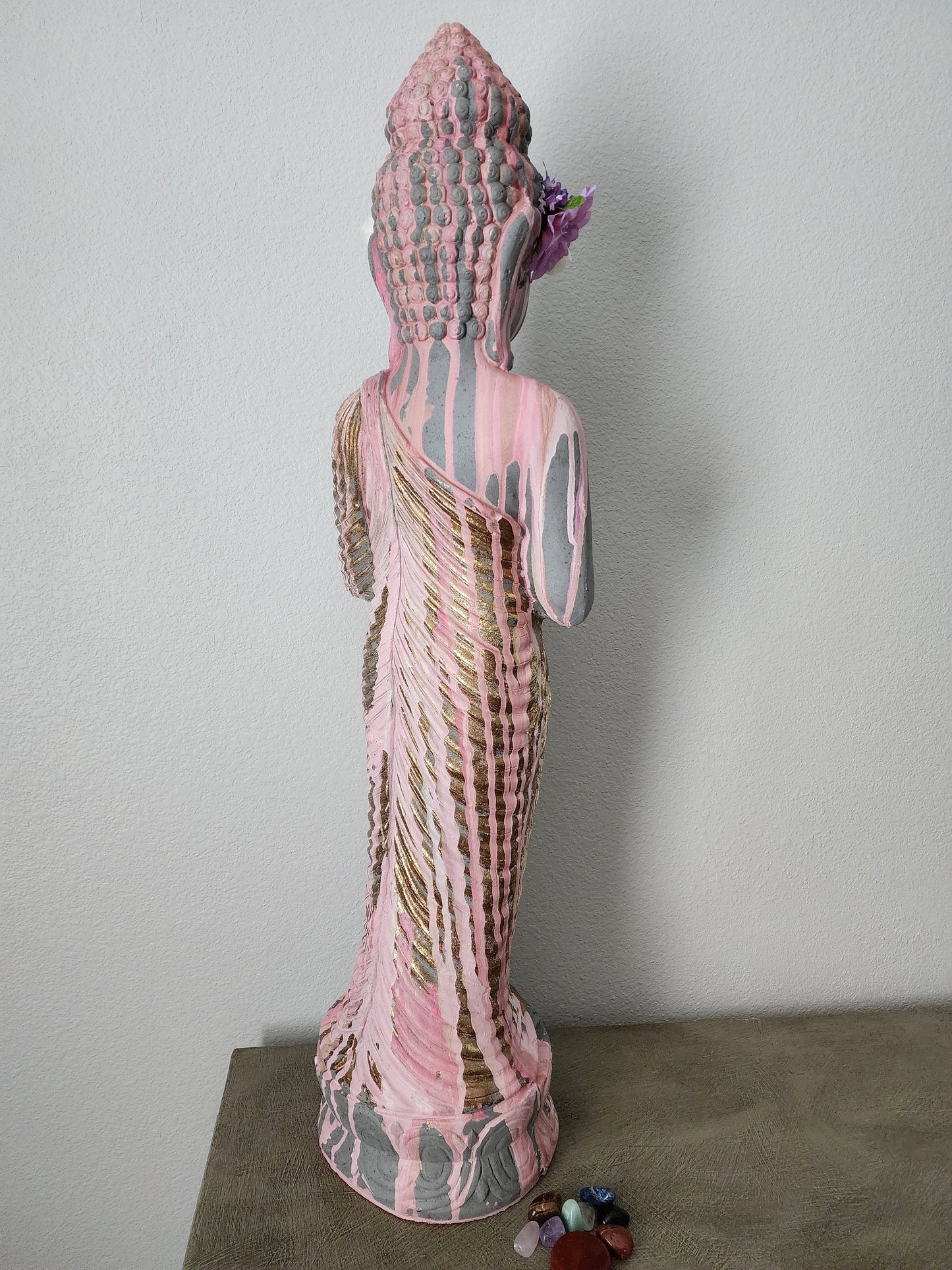 Meditation Flower Crown Sculpture