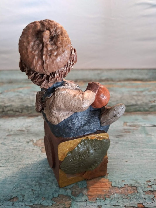 (O) Tom Clark Alphabet Letter Block Gnomes