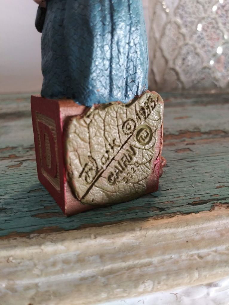 (D) Tom Clark Alphabet Letter Block Gnome