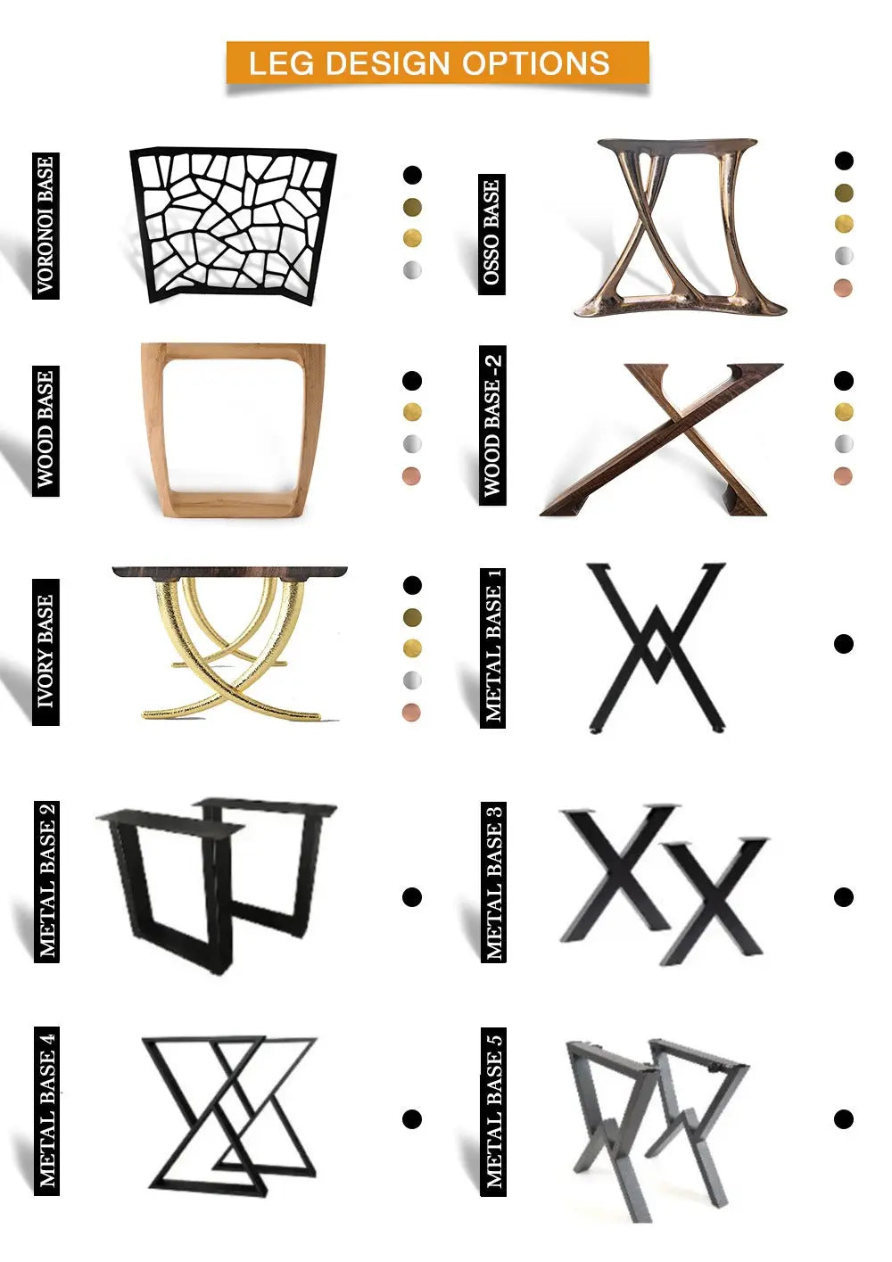 Wabi Sabi Style Luxury Solid Wood Table | Stone Inspired Legs