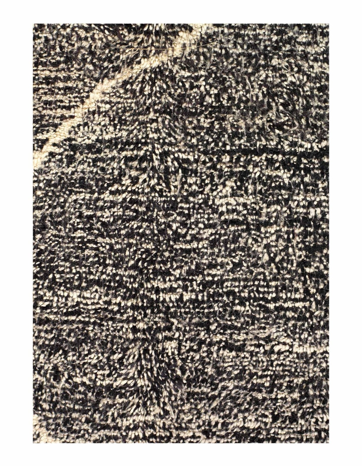 Canvello Fine Hand Knotted Vintage Authentic Moroccon 4'6'' X 8'8''-3