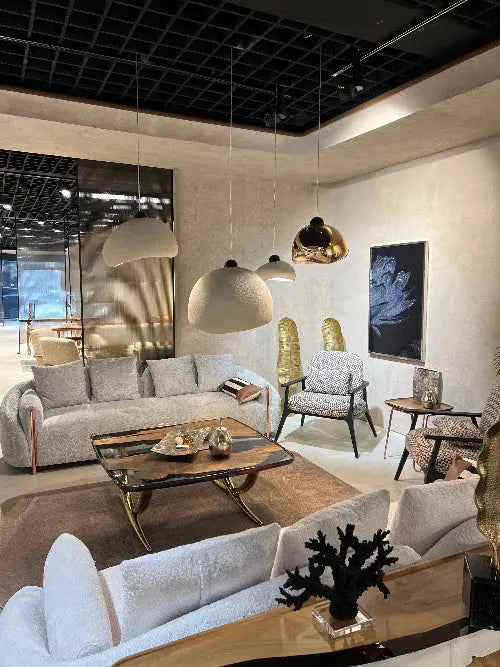 Wabi Sabi Chandeliers | Decorative Stone Textured Pendant Light