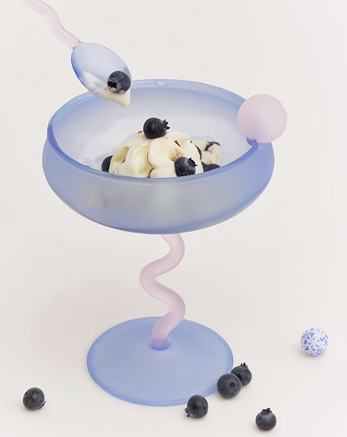 Jelly Bean Wine Glass | Whimsical Eclectic Dopamine Cocktail