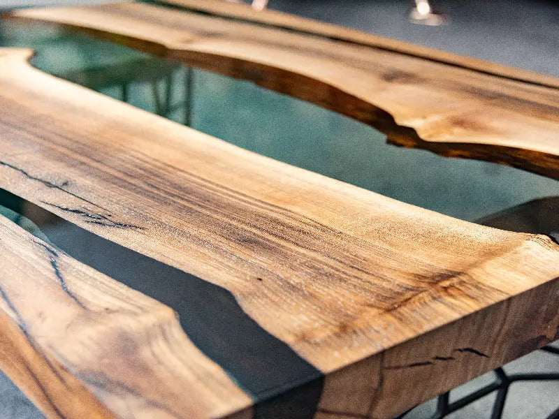 Resin River Walnut Coffee Table