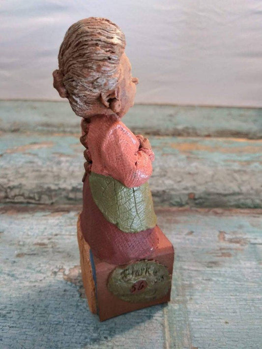 (M) Tom Clark Alphabet Letter Block Gnome