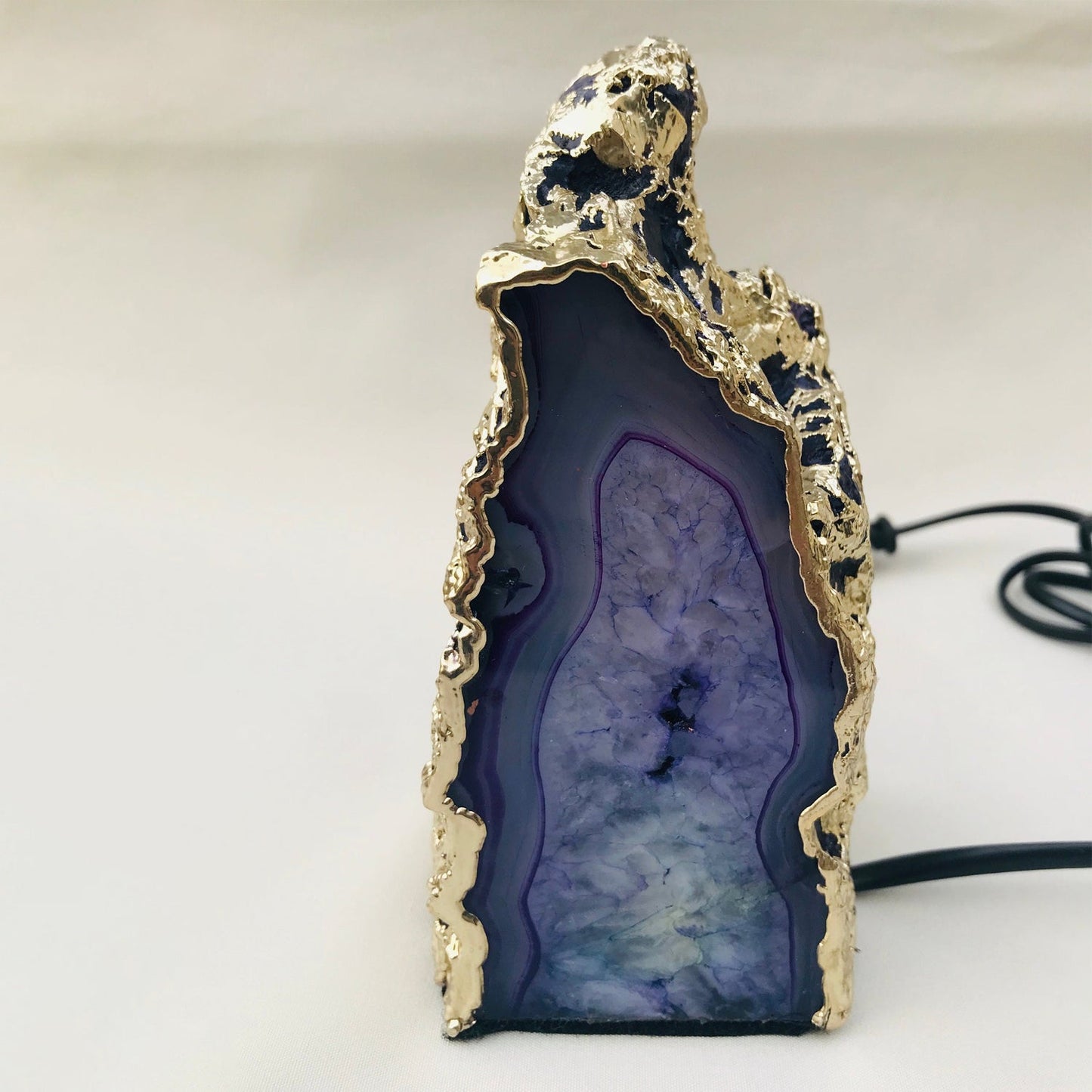 Blue Agate | Gemstone Lamp