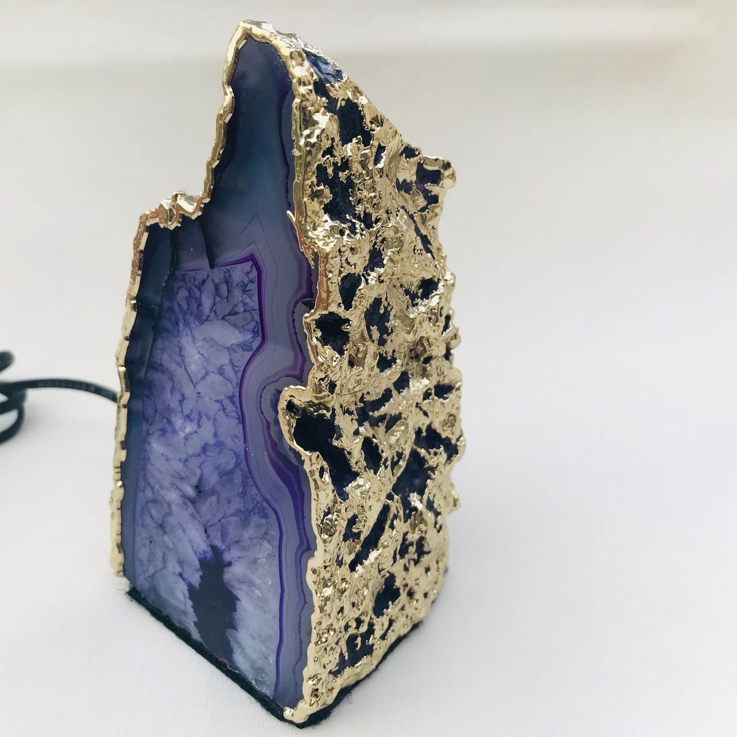 Blue Agate | Gemstone Lamp