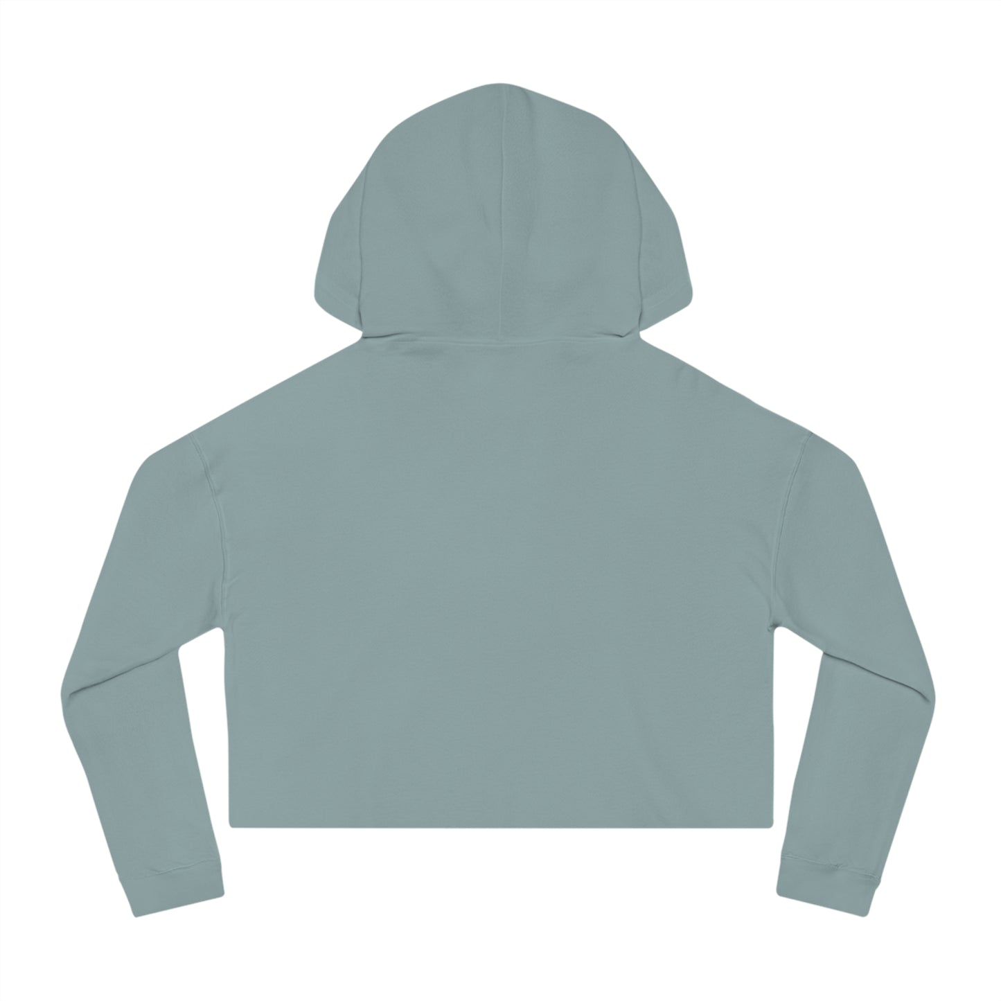 Easily Distracted by Antiques Cropped Hooded Sweatshirt