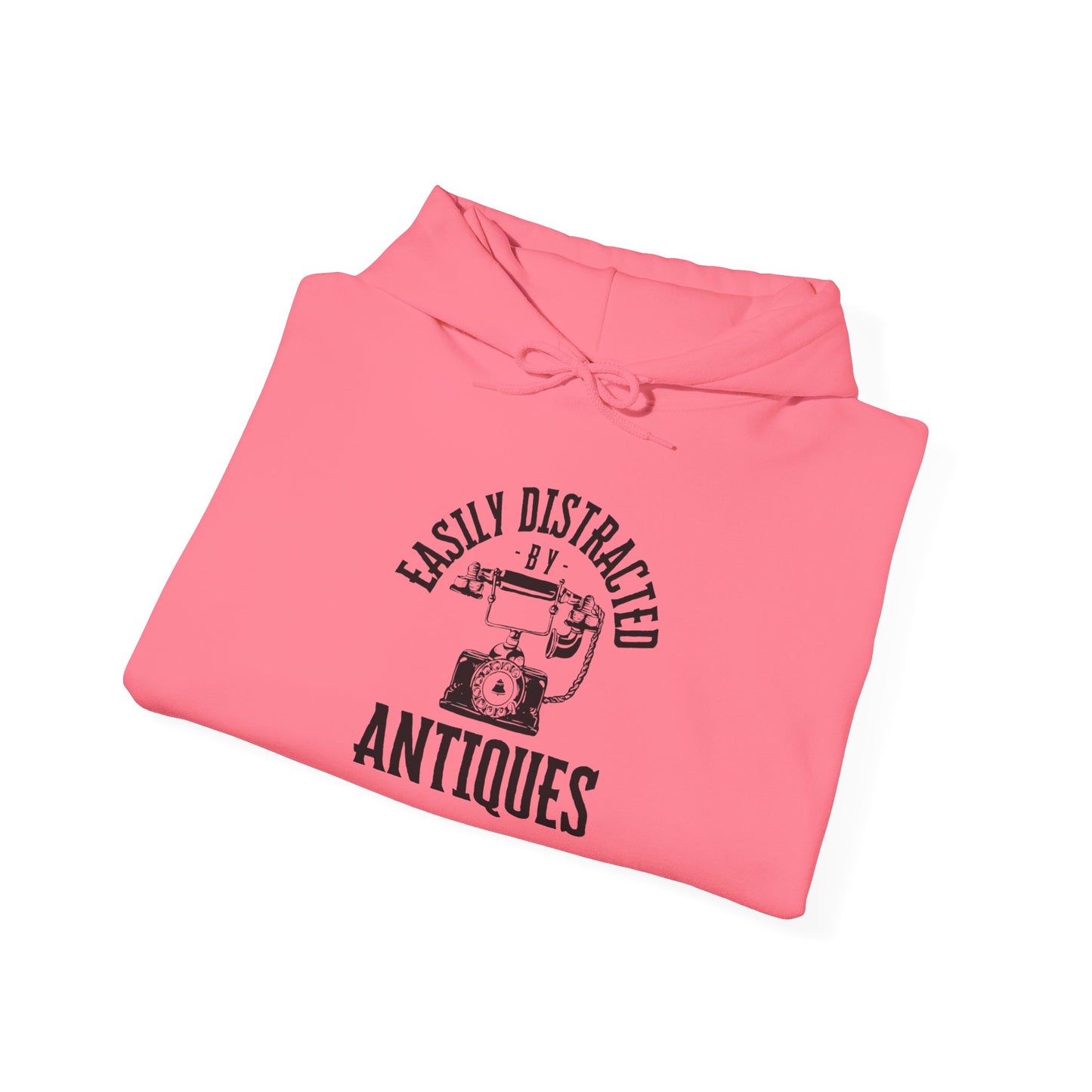 Easily Distracted by Antiques Hooded Sweatshirt