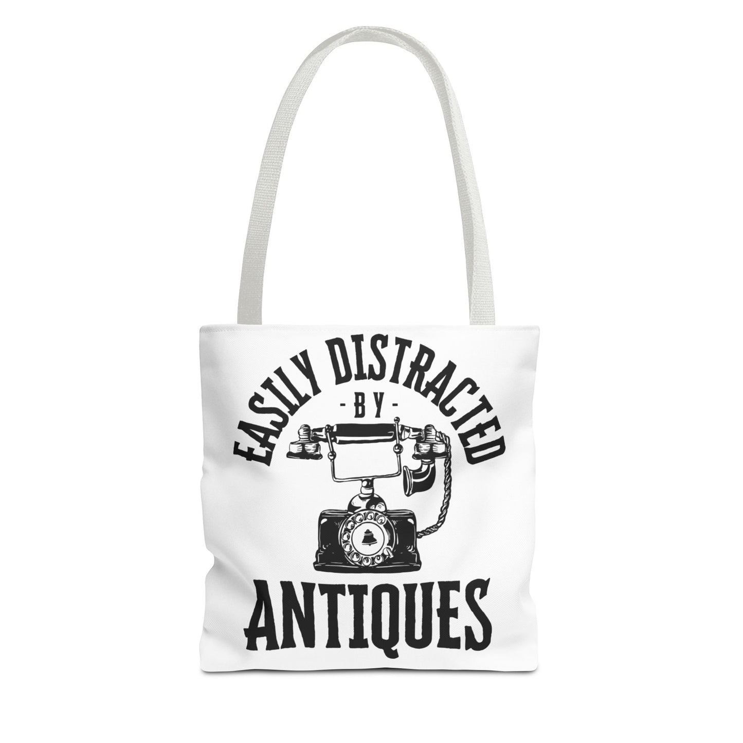 Easily Distracted by Antiques Tote Bag