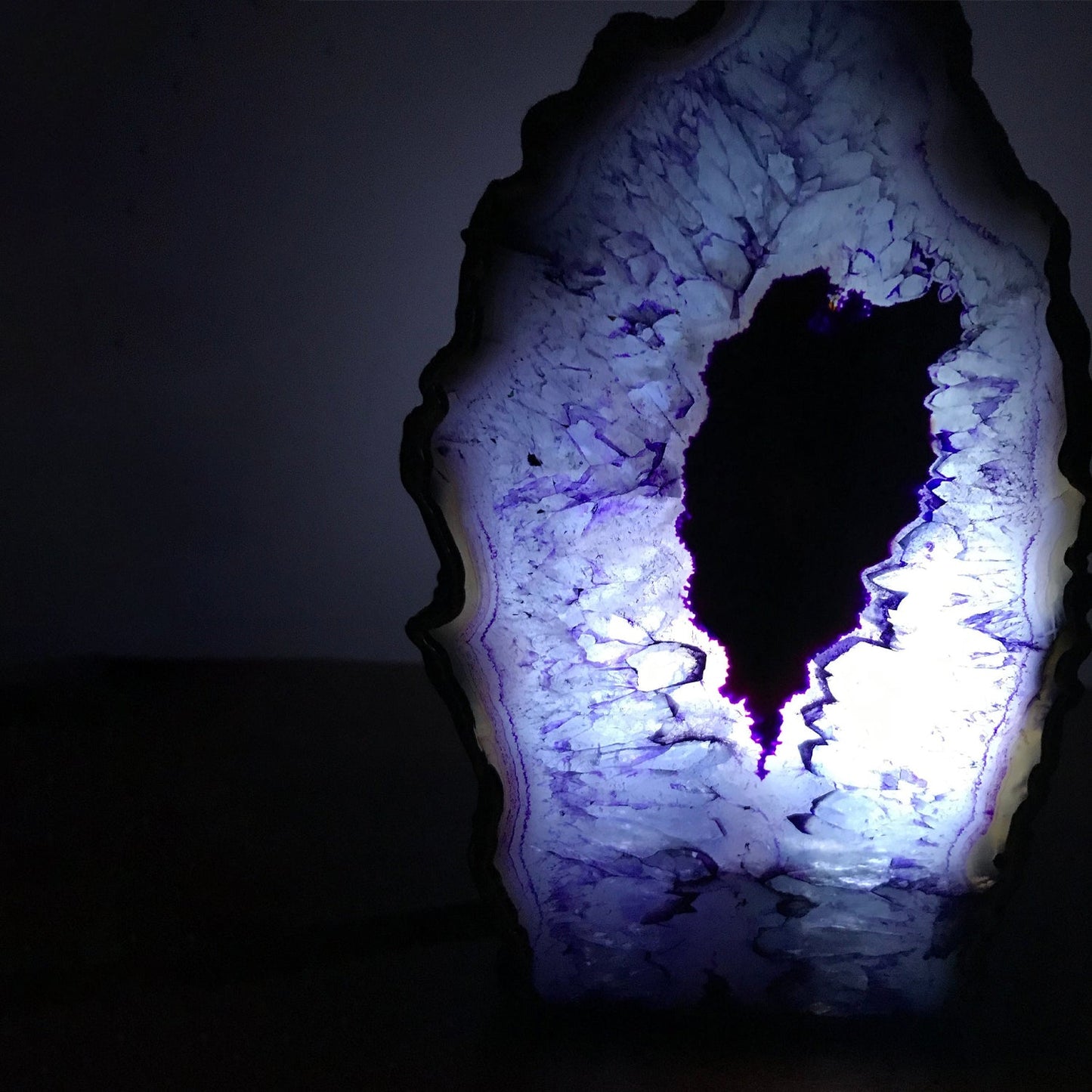 Blue Agate | Gemstone Lamp