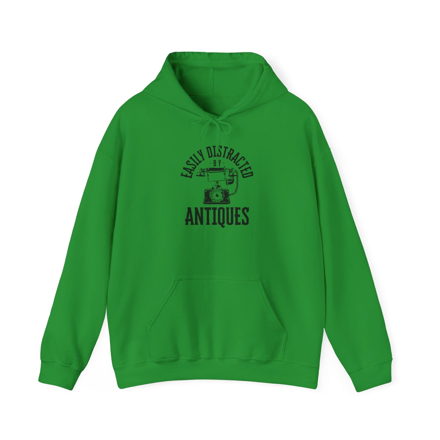 Easily Distracted by Antiques Hooded Sweatshirt