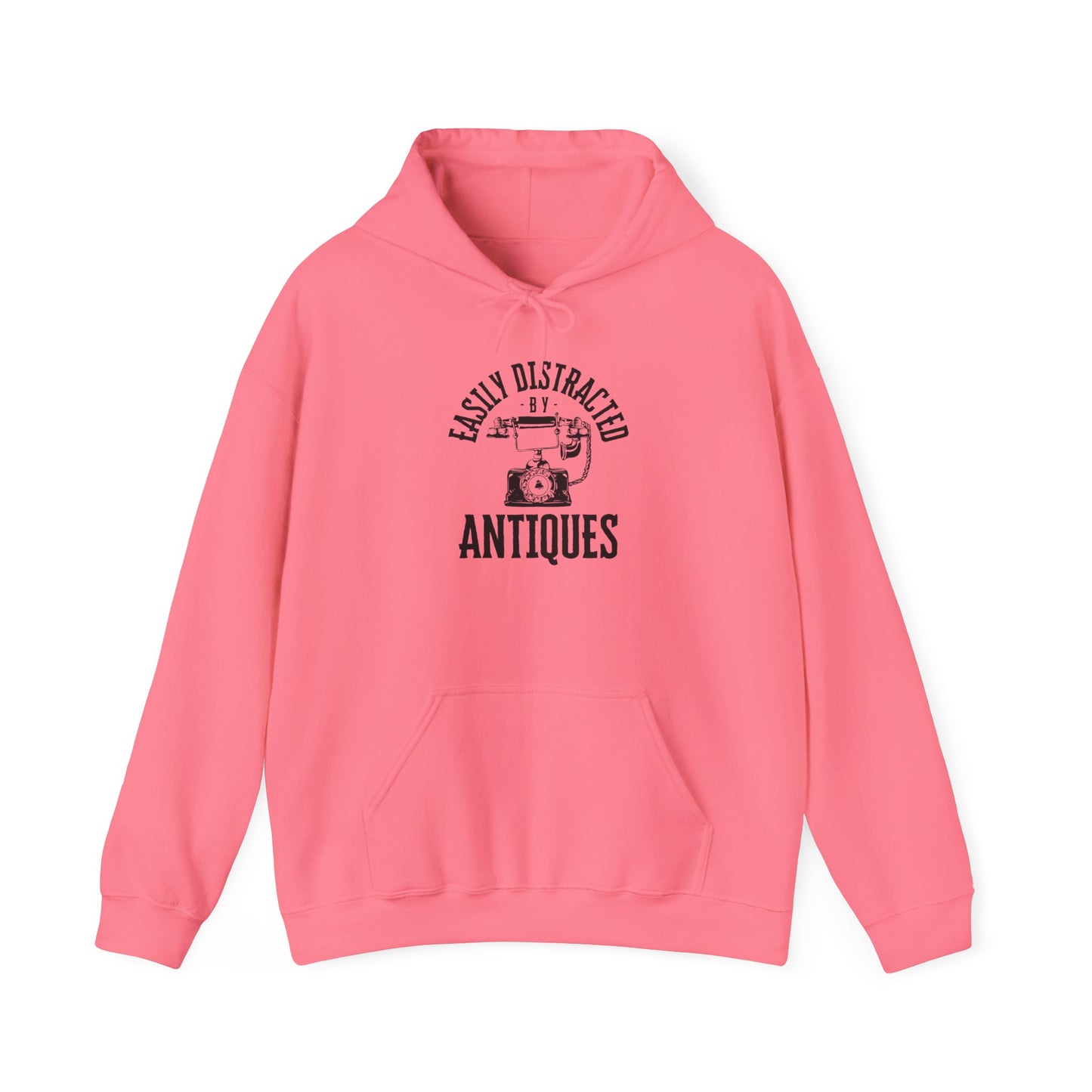 Easily Distracted by Antiques Hooded Sweatshirt