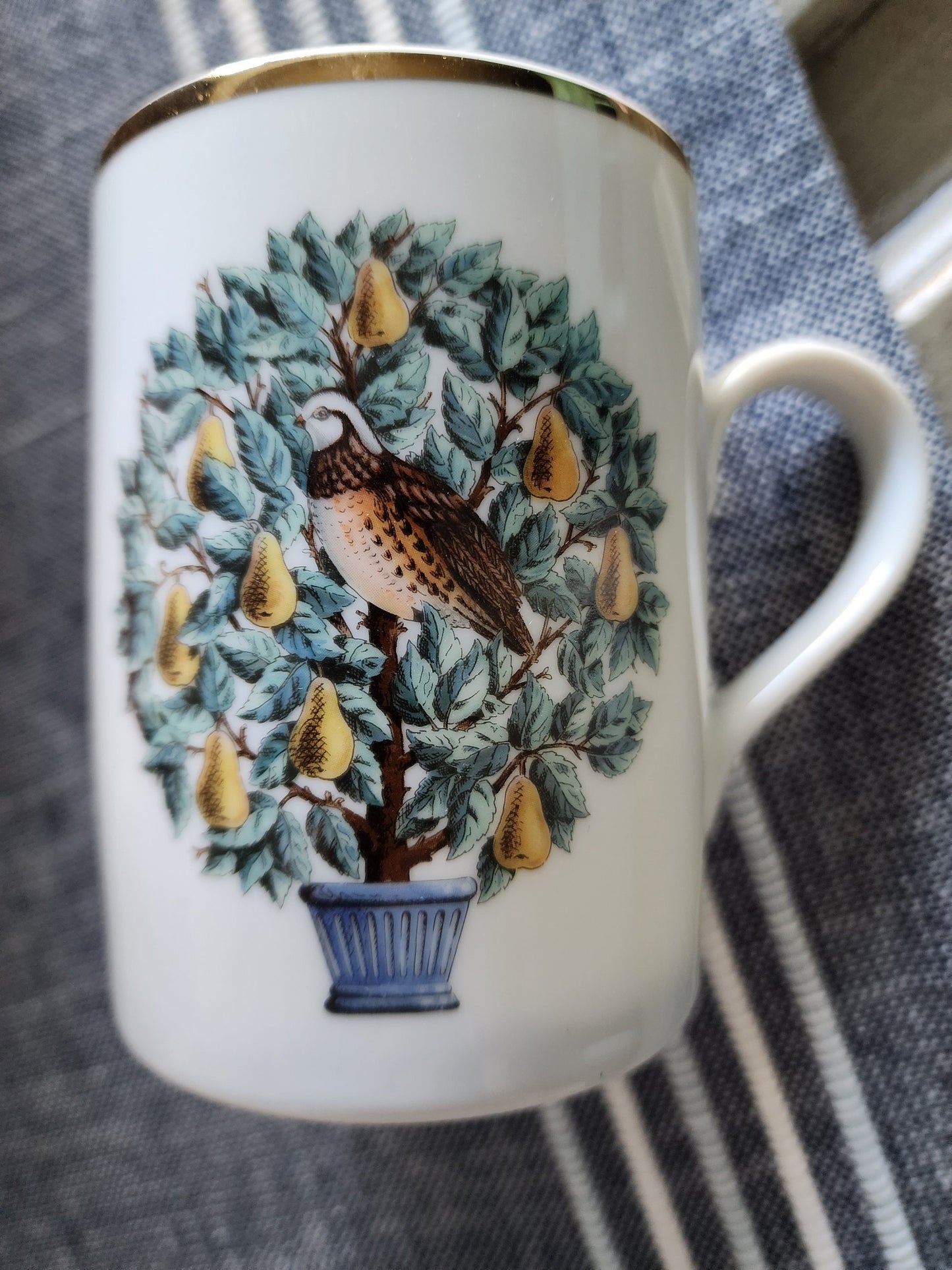 Vintage Avon 12 Days of Christmas Mugs