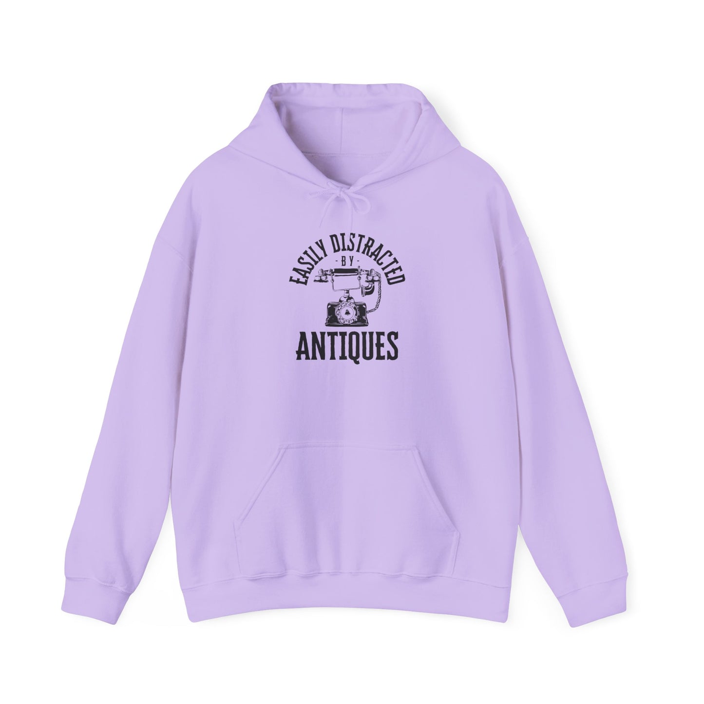 Easily Distracted by Antiques Hooded Sweatshirt
