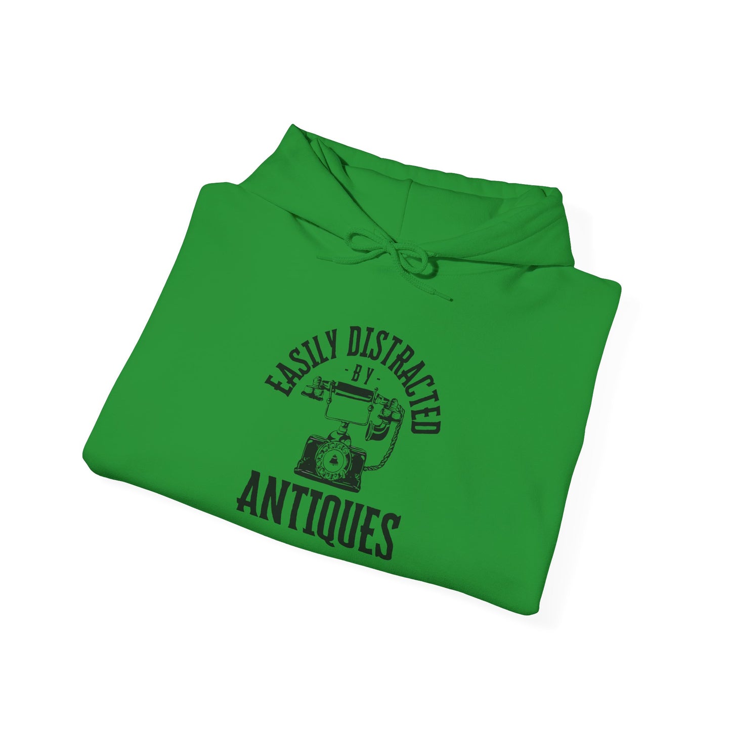 Easily Distracted by Antiques Hooded Sweatshirt