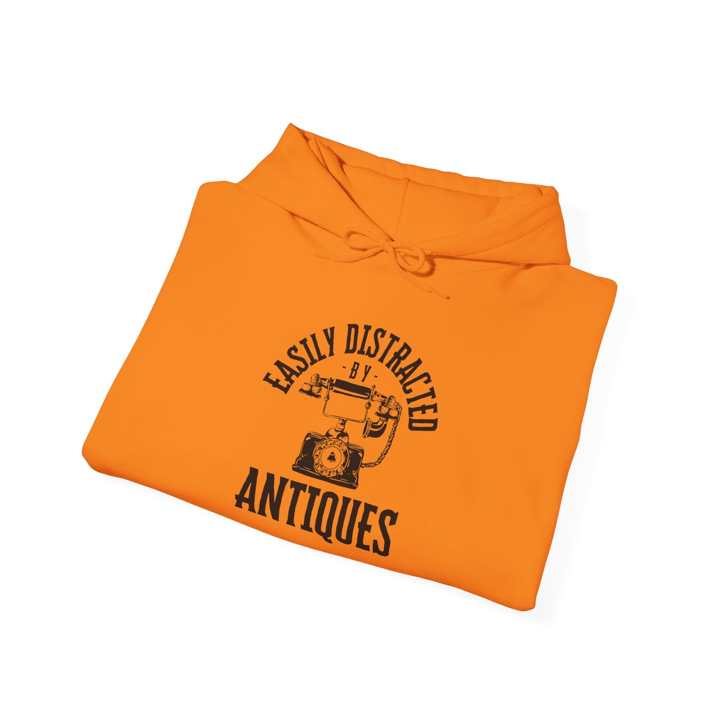 Easily Distracted by Antiques Hooded Sweatshirt