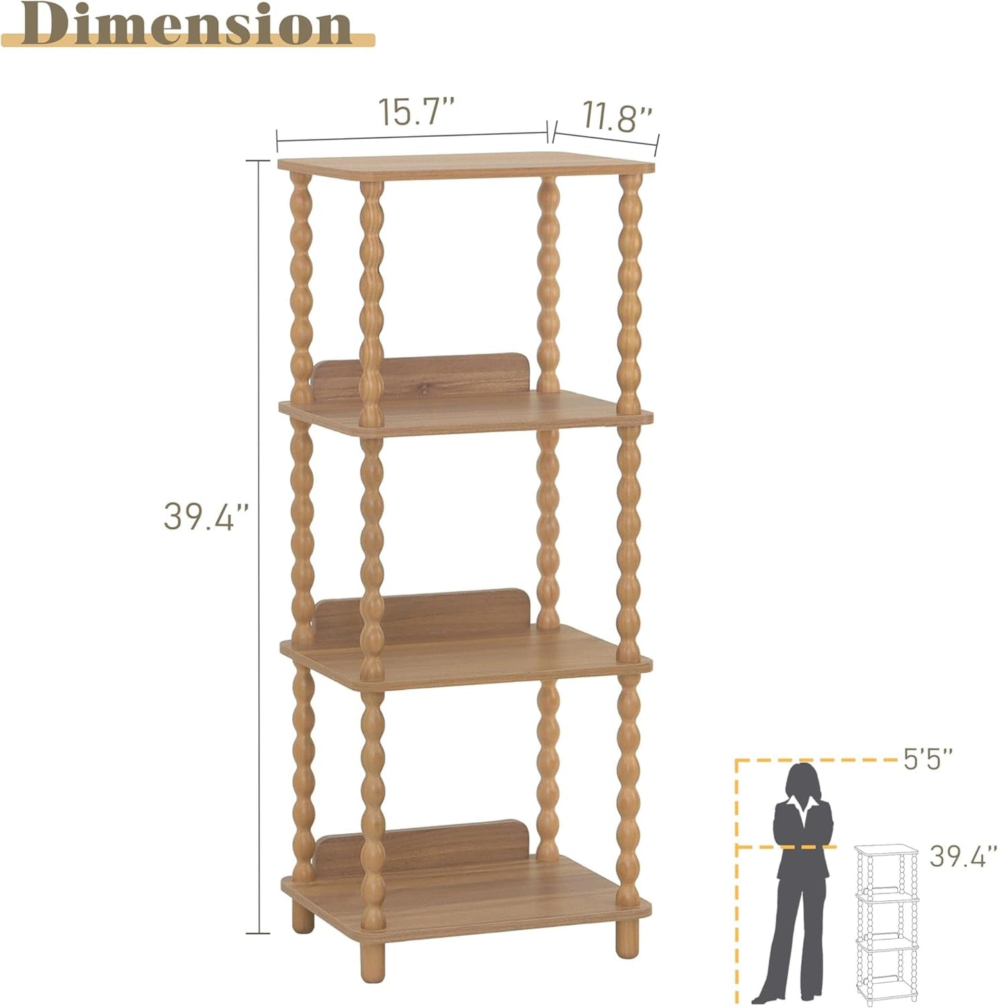 Four Tier Bookcase