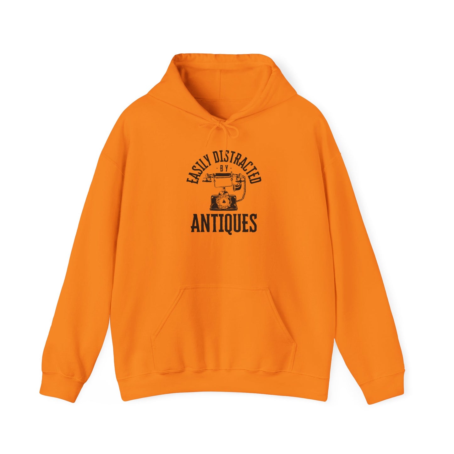 Easily Distracted by Antiques Hooded Sweatshirt
