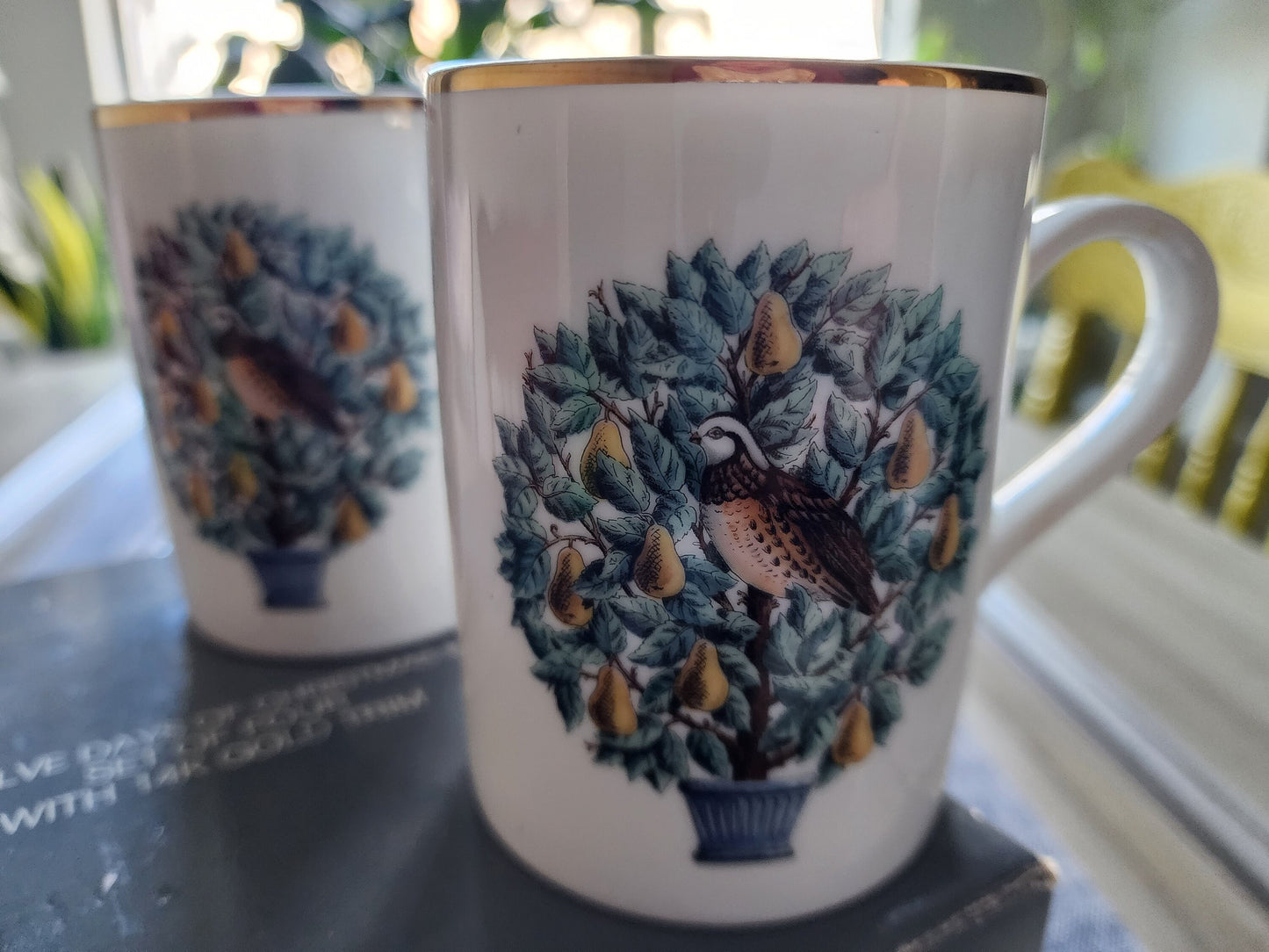 Vintage Avon 12 Days of Christmas Mugs