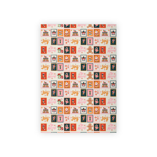 Retro Holidays Gift Wrapping Paper