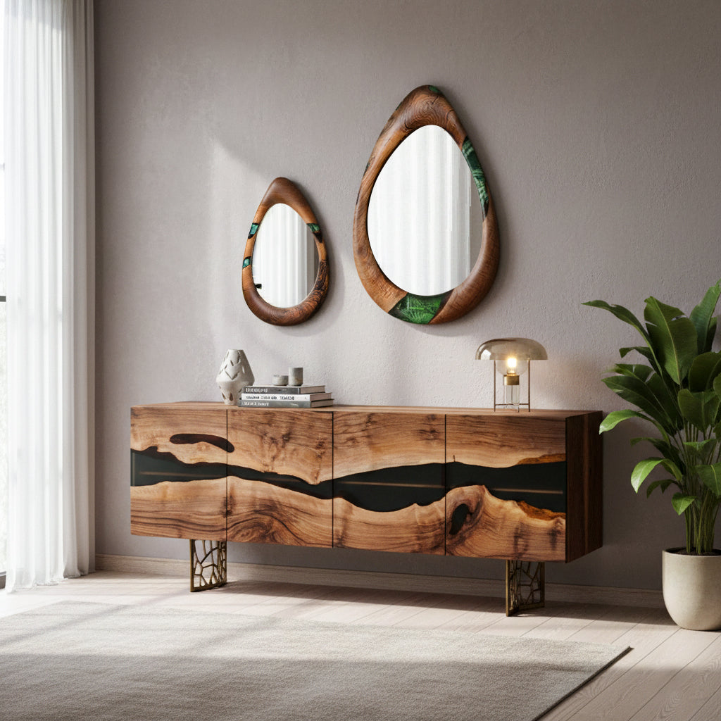 Resin Credenza-Sideboard-Buffet