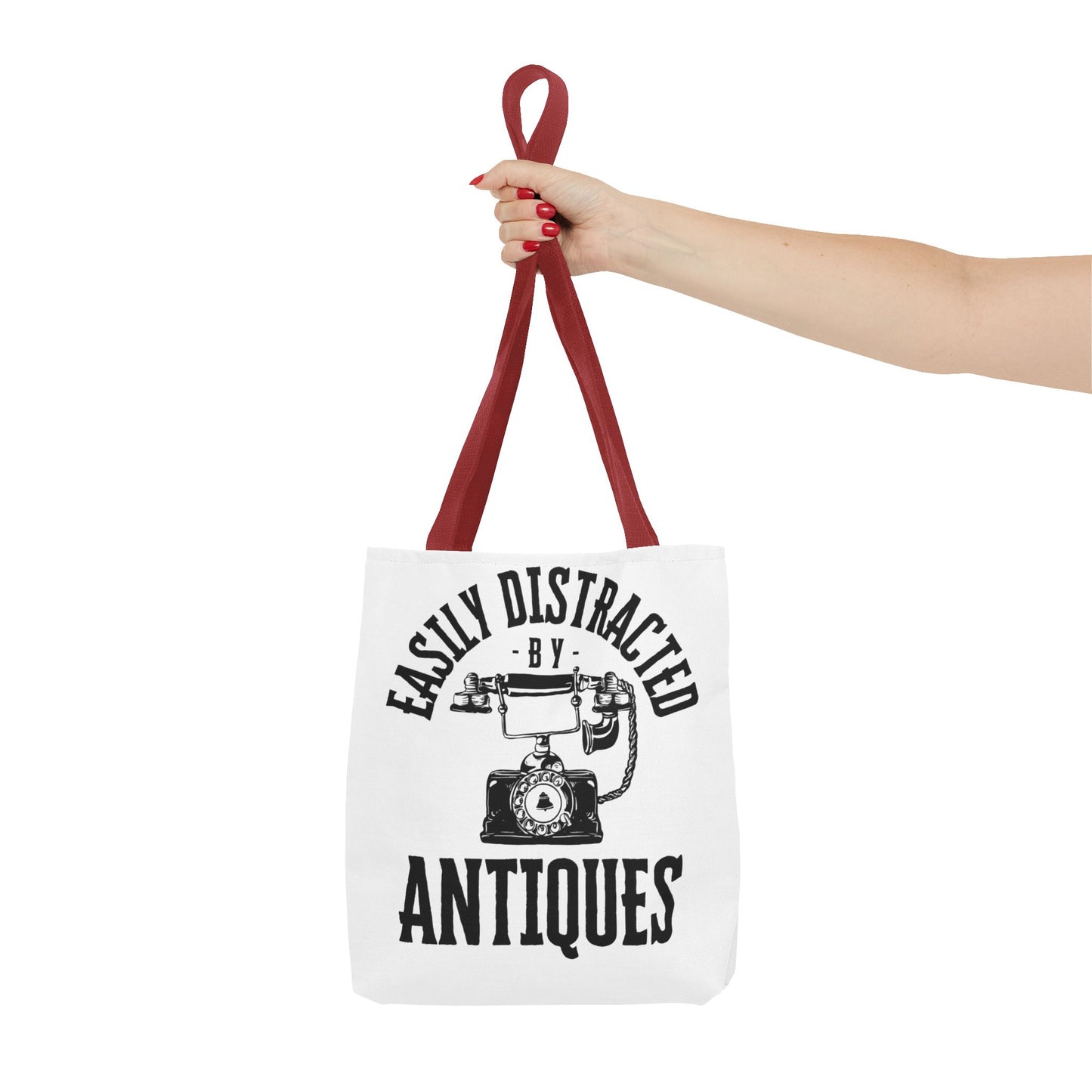 Easily Distracted by Antiques Tote Bag
