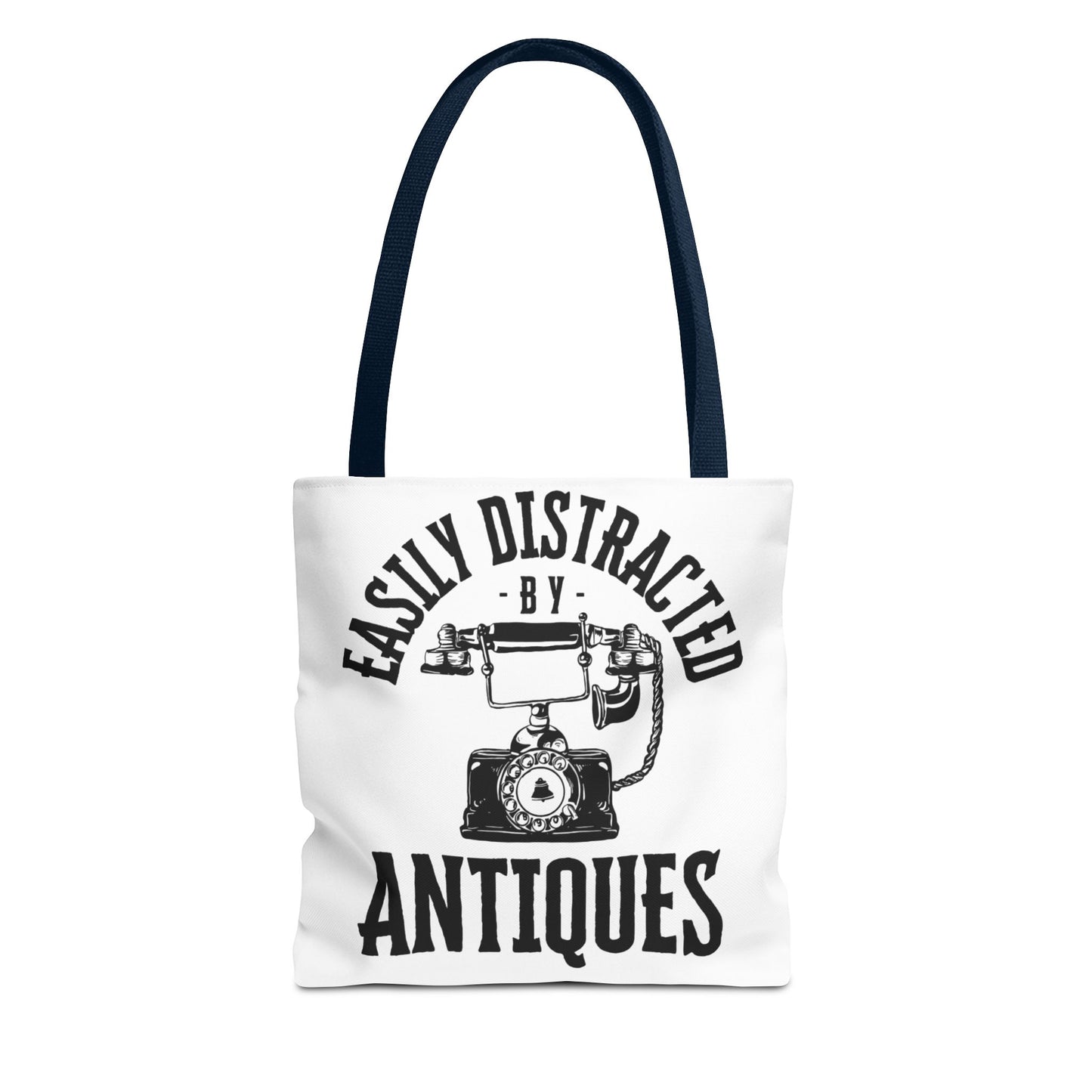 Easily Distracted by Antiques Tote Bag