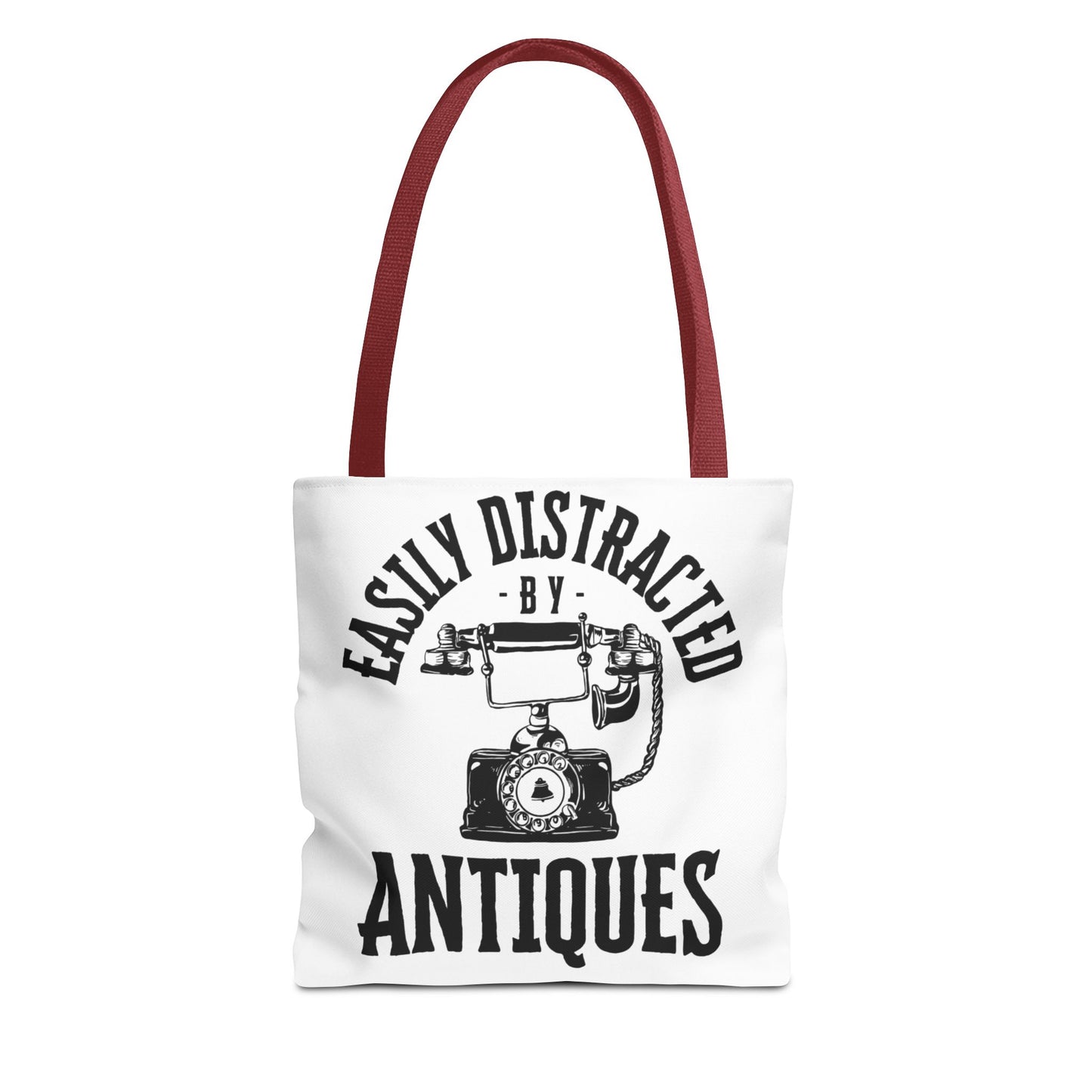 Easily Distracted by Antiques Tote Bag