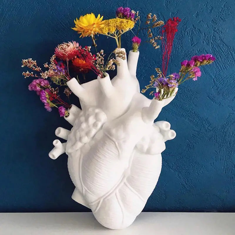 Unique Human Heart Shaped Vase