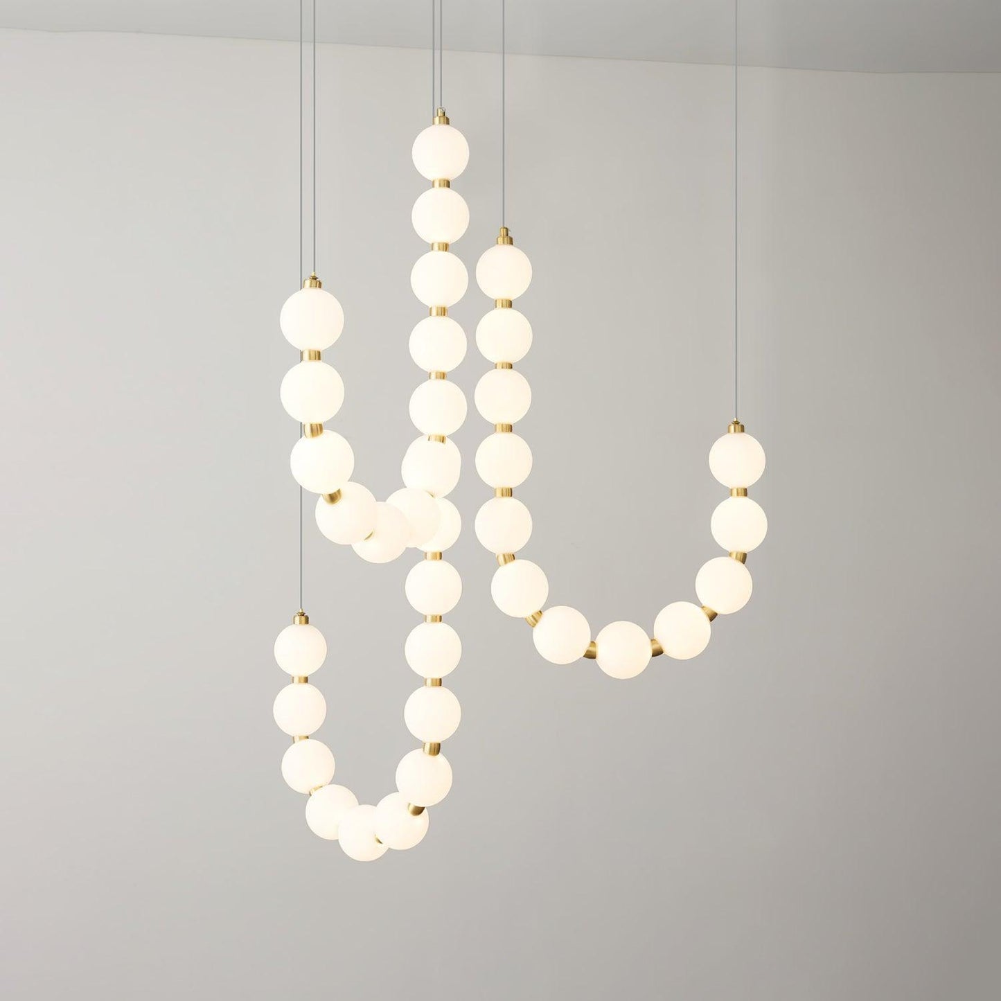 Art Pearl Necklace Chandelier