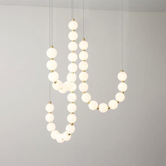 Art Pearl Necklace Chandelier