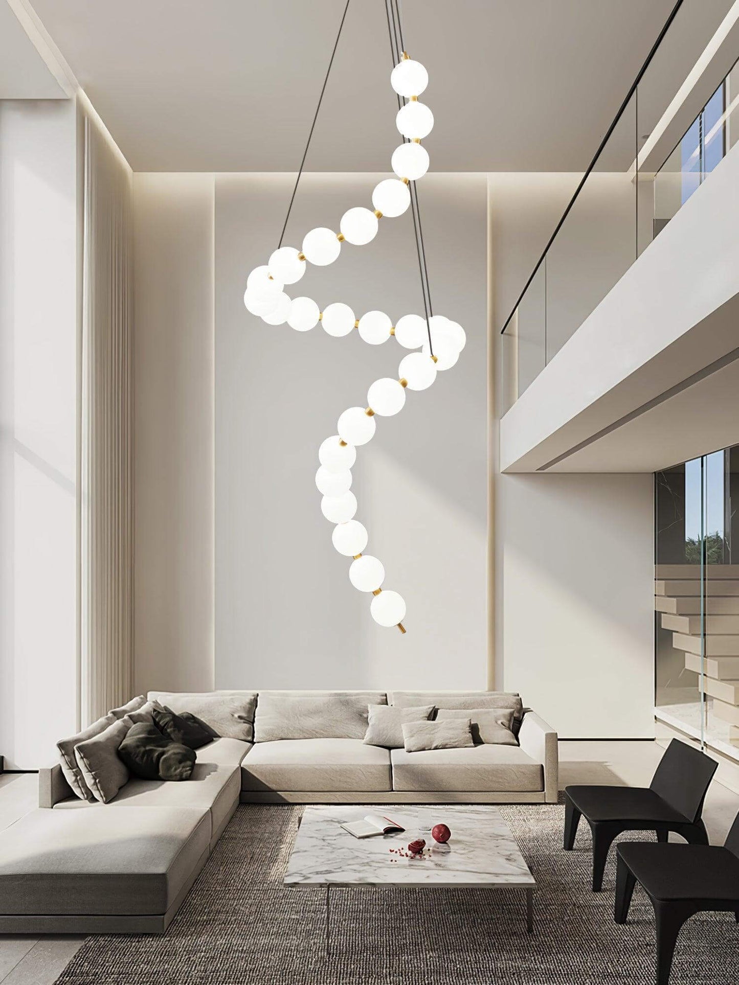 Art Pearl Necklace Chandelier