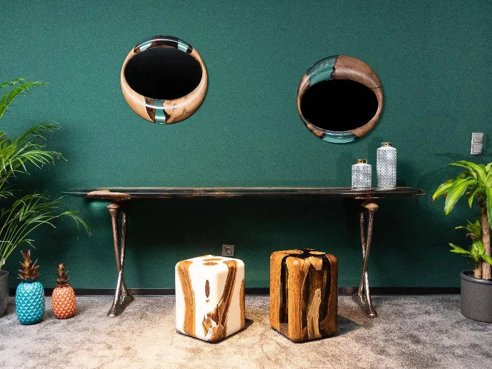 Epoxy-Resin & Walnut | Unique Mirrors
