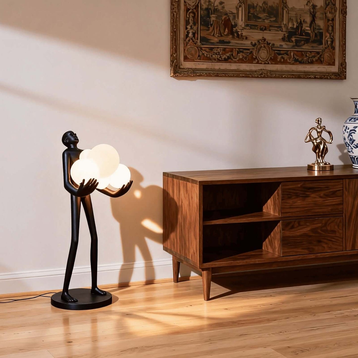 Druvalo Sculpture Table Lamp