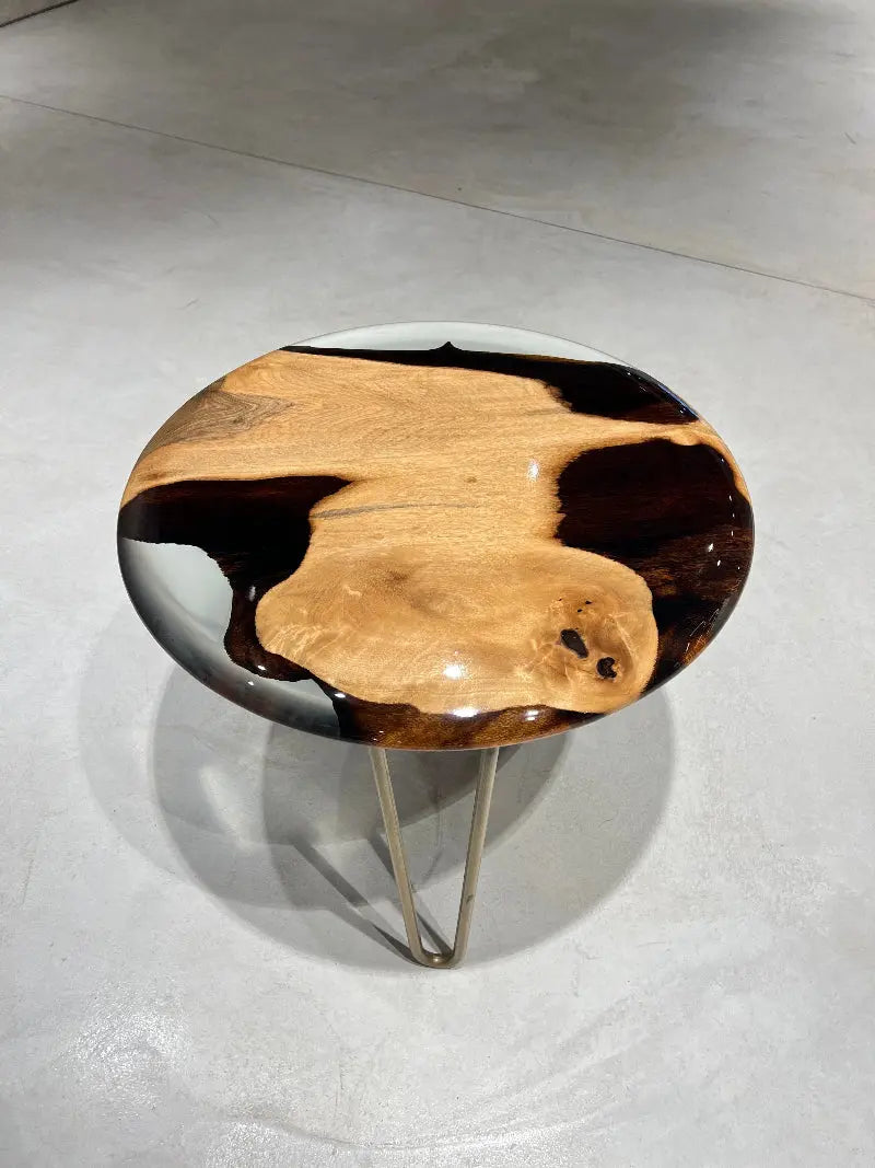 Round Side Table | Resin End Table