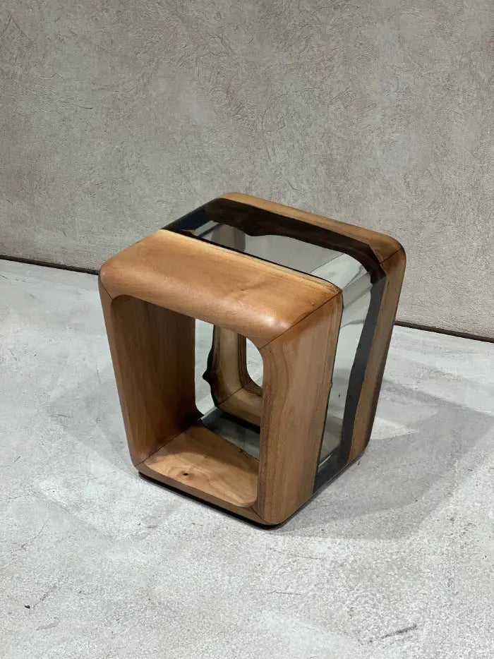 Resin Side Table | Stool | Modern Wooden Furniture