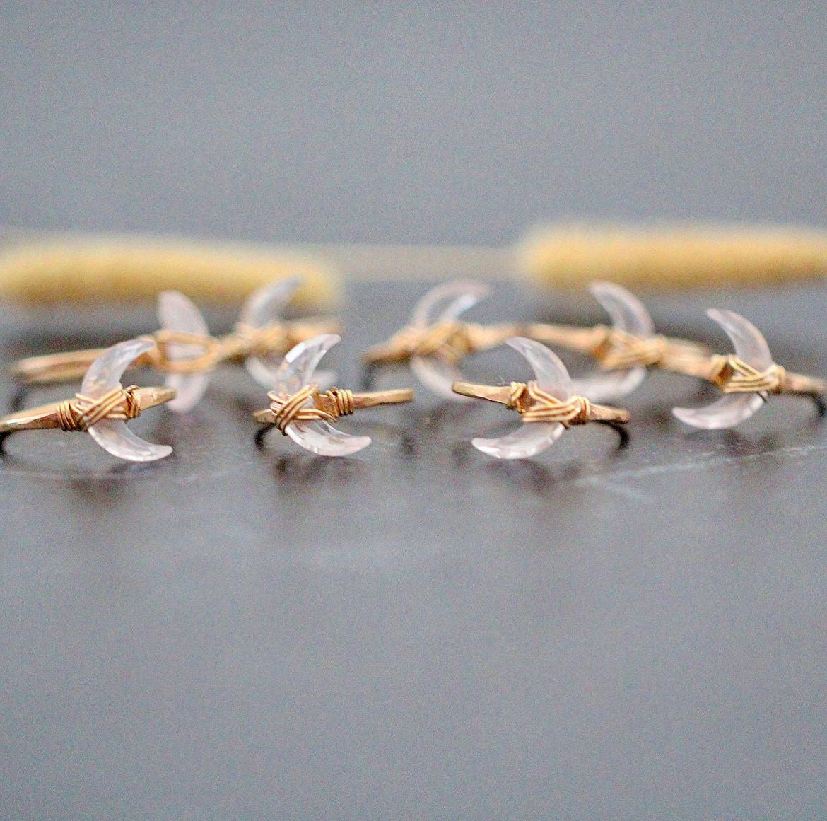 Moonbeam Ring | Rose Quartz