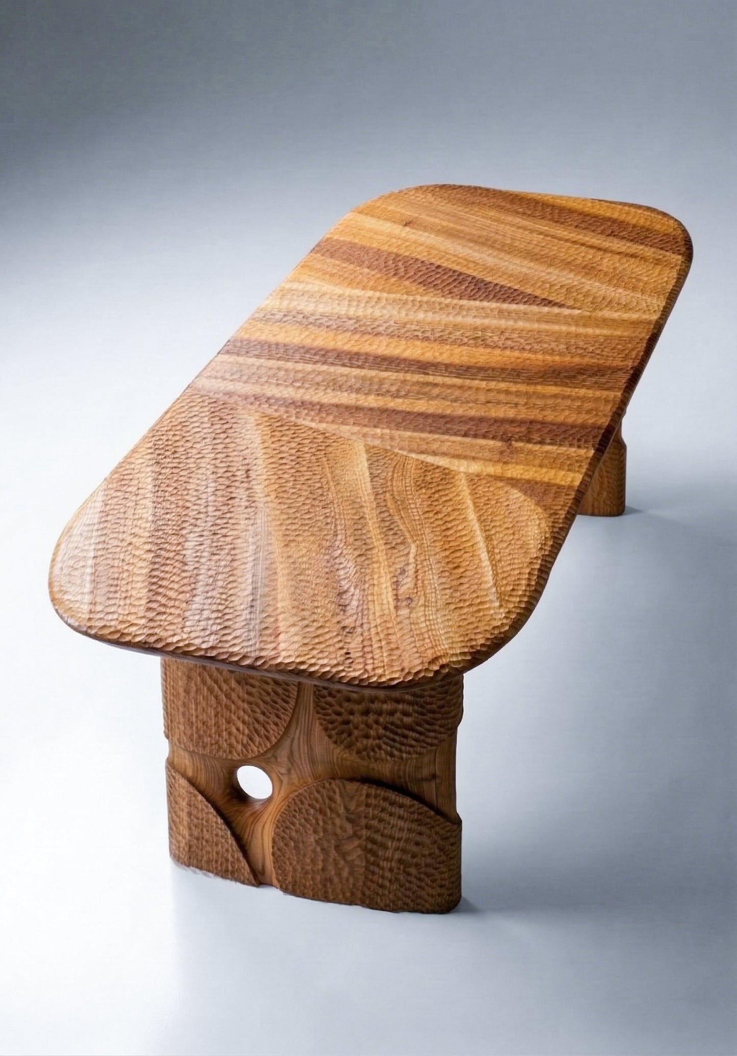 Hand-Carved Dining Table