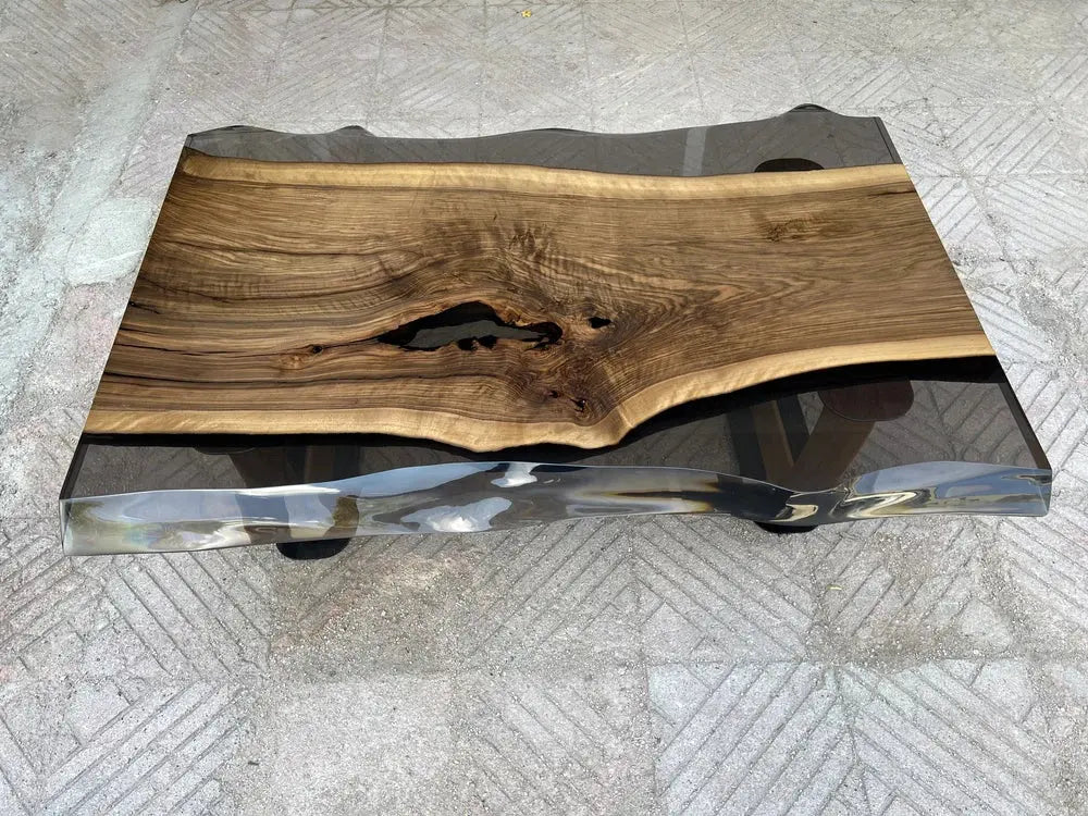 Epoxy Live Edge Coffee Table