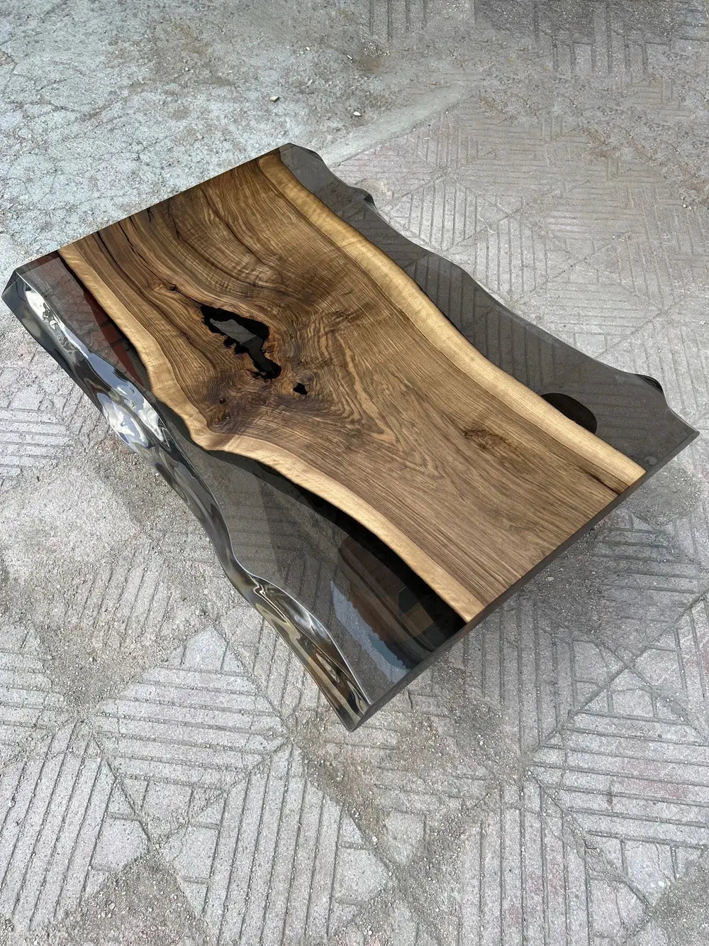 Epoxy Live Edge Coffee Table