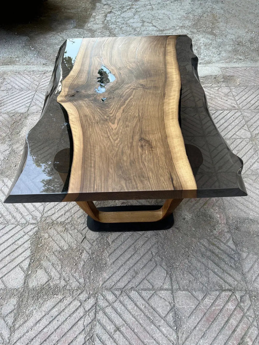Epoxy Live Edge Coffee Table