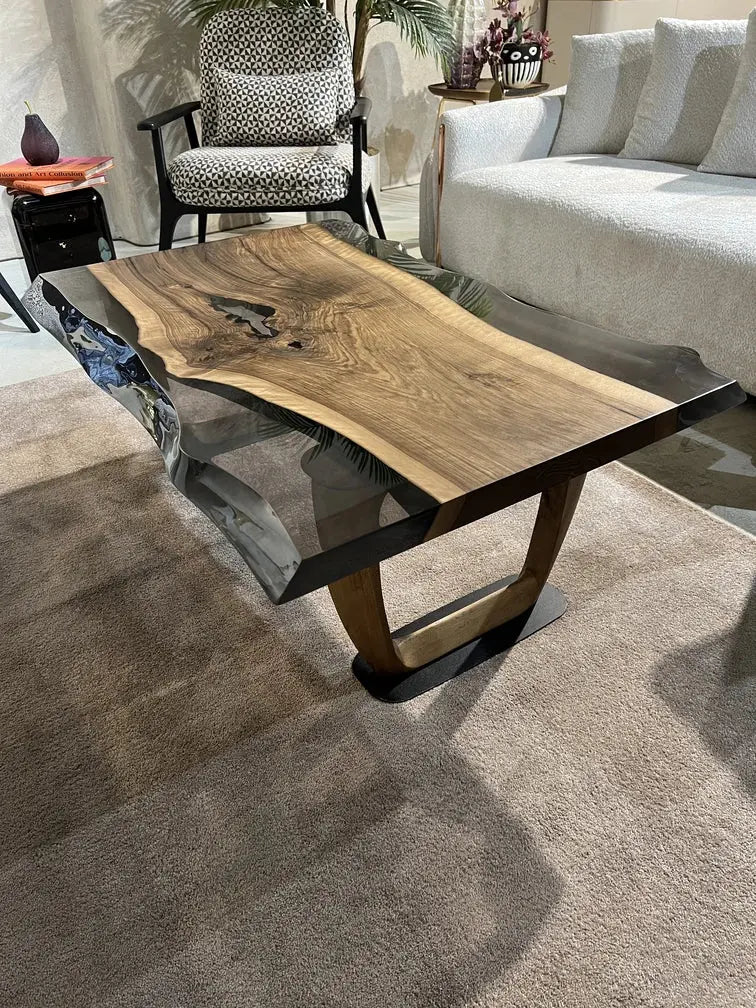Epoxy Live Edge Coffee Table