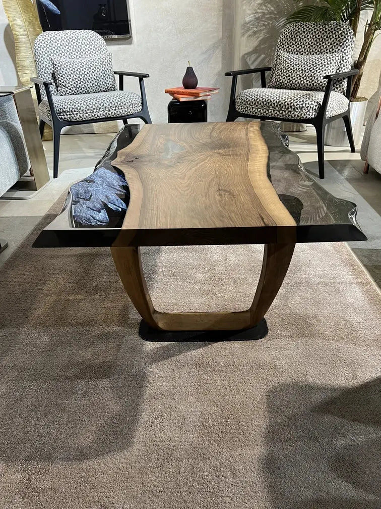 Epoxy Live Edge Coffee Table