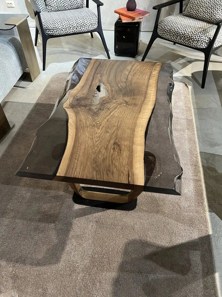 Epoxy Live Edge Coffee Table