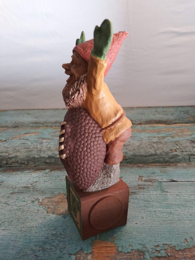 (F) FOOTBALL Tom Clark Alphabet Letter Block Gnome
