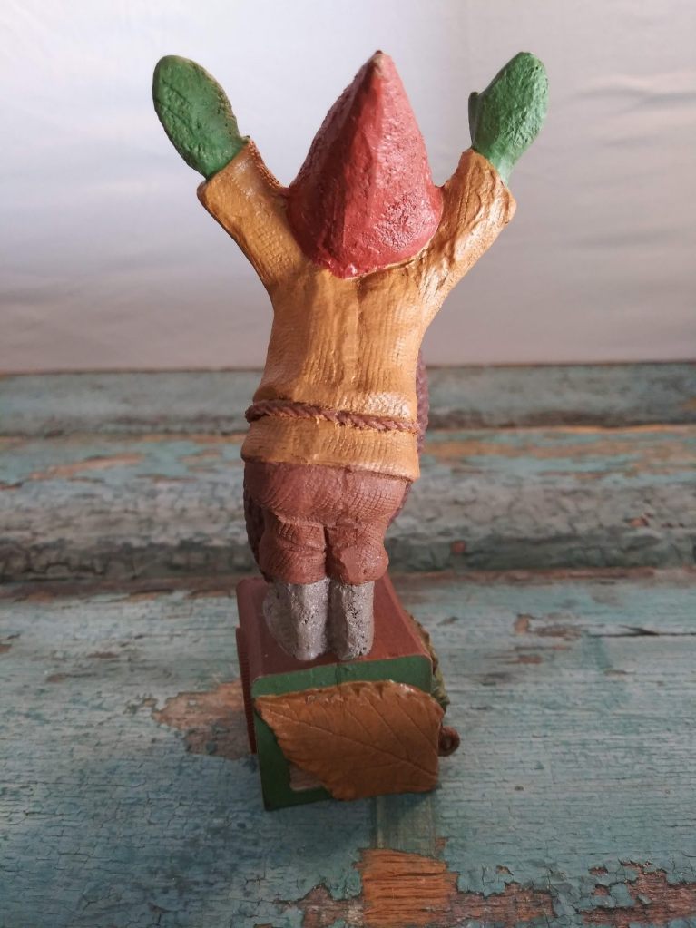 (F) FOOTBALL Tom Clark Alphabet Letter Block Gnome